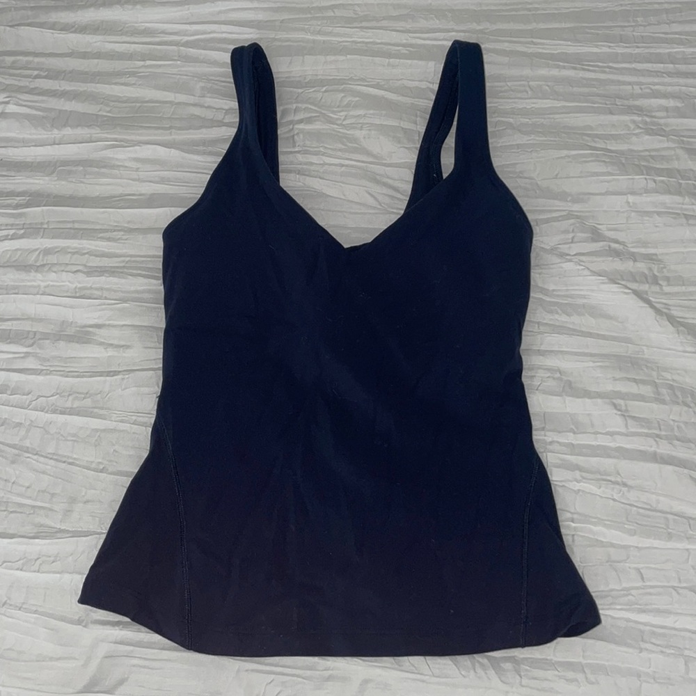 lululemon navy blue align tank!